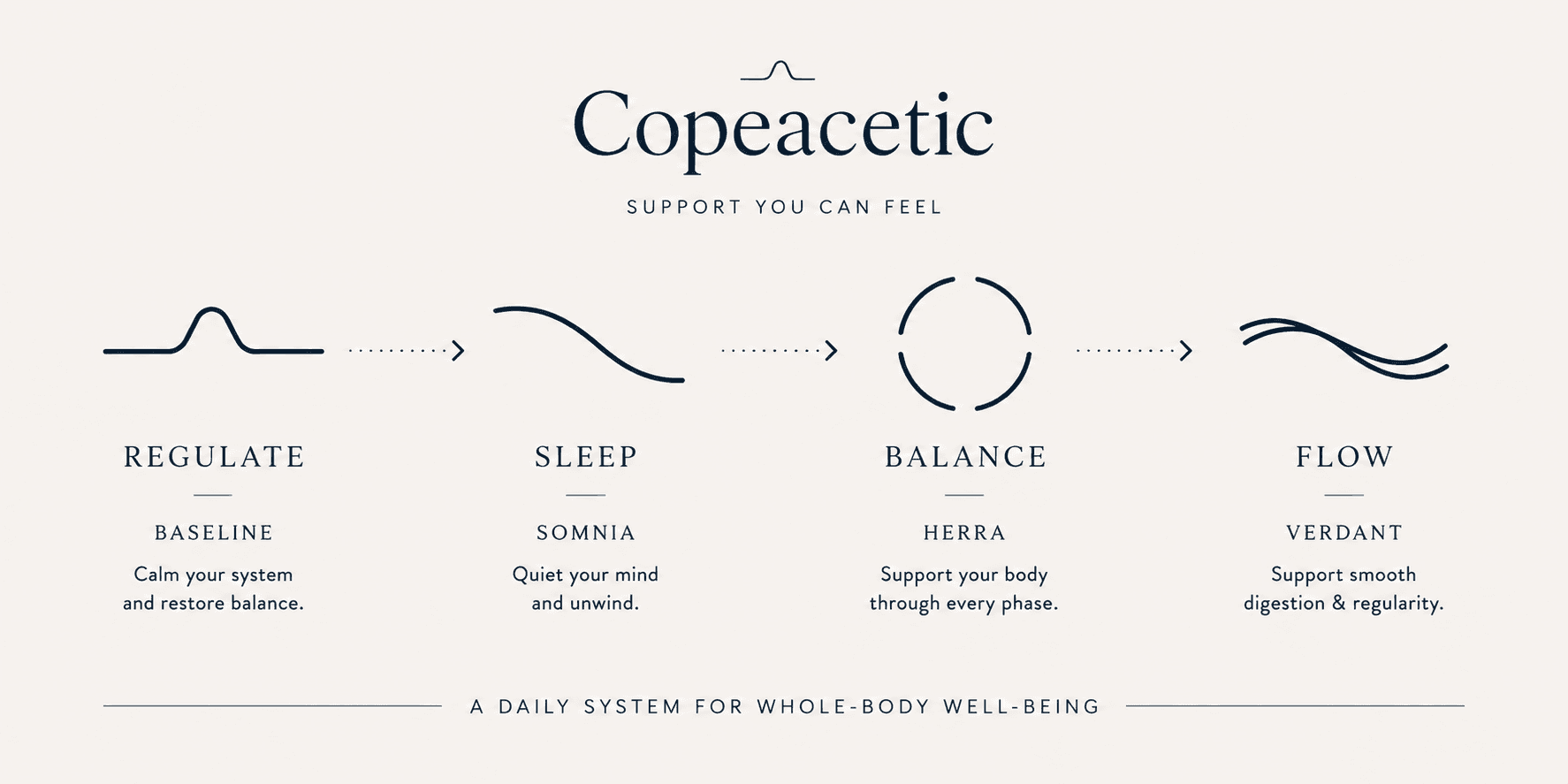 Regulate, Sleep, Balance, Flow